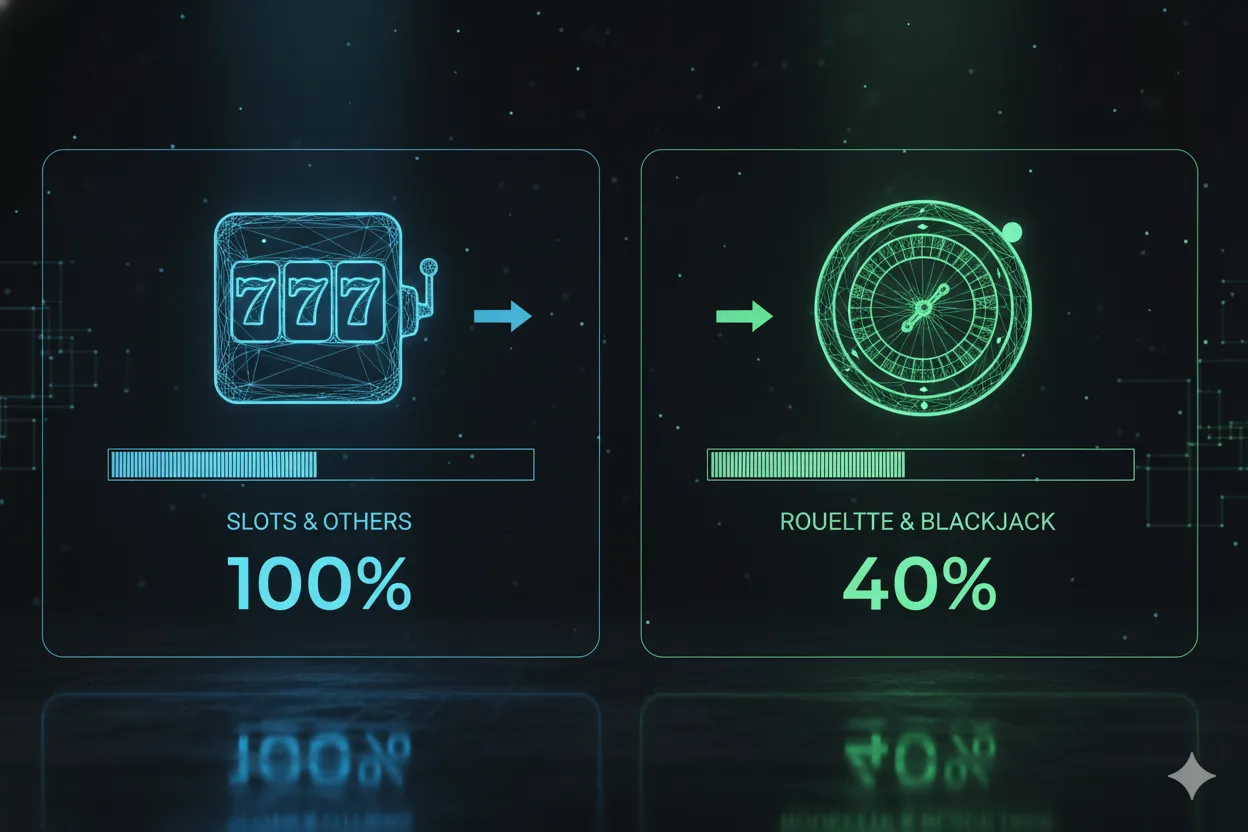 Tümbet casino bonusu slot ve canlı casino çevrim farkı infografiği