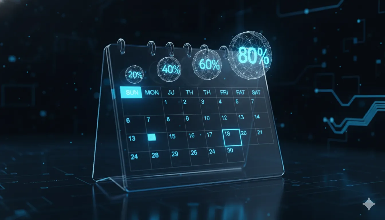 Tümbet Pazartesi Bonusu şematik takvim gösterimi